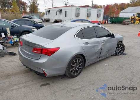 2018 Acura Tlx Tech Pkg из США, поврежденный, VIN 19UUB2F52JA005417
